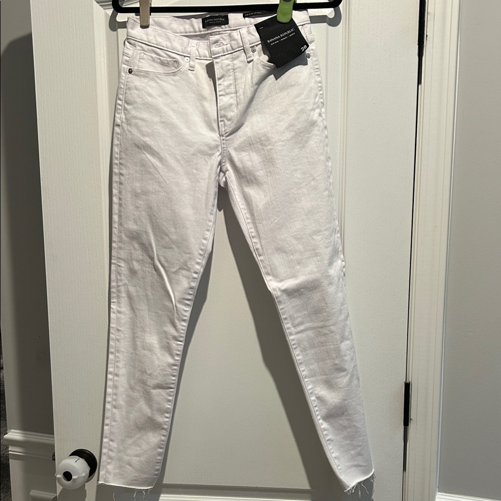 Banana Republic Women's Crisp White Skinny Jeans